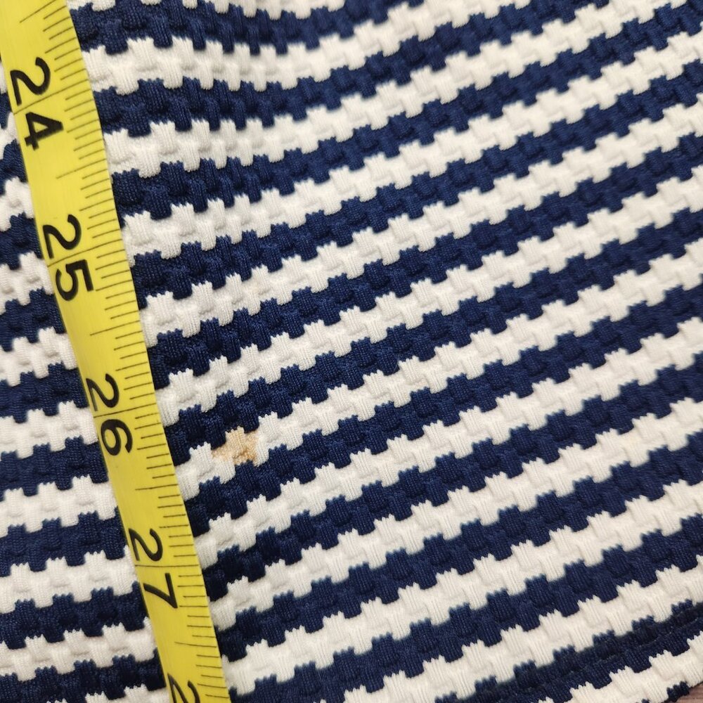 Charlotte Russe Nautical Sailor Navy Blue Flare Skater Dress - Picture 4 of 15
